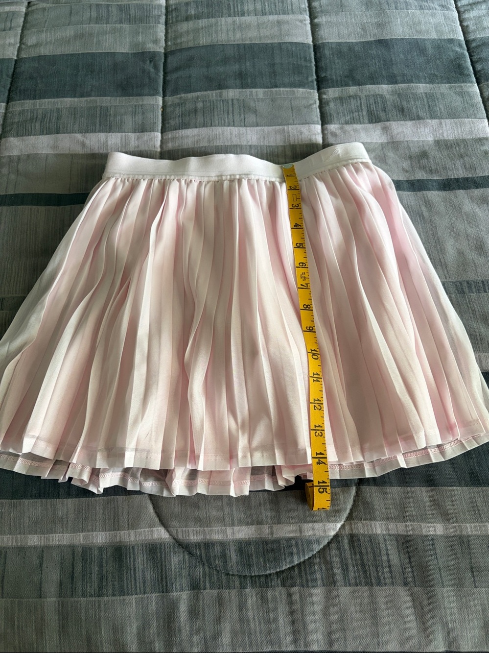 Calia Pleated 15” Mesh Skort in Luminous Pink XS - Picture 2 of 5